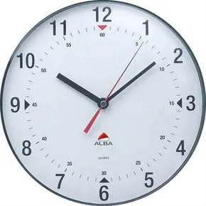 Wanduhr Classic, grau, 25cm, ALBA